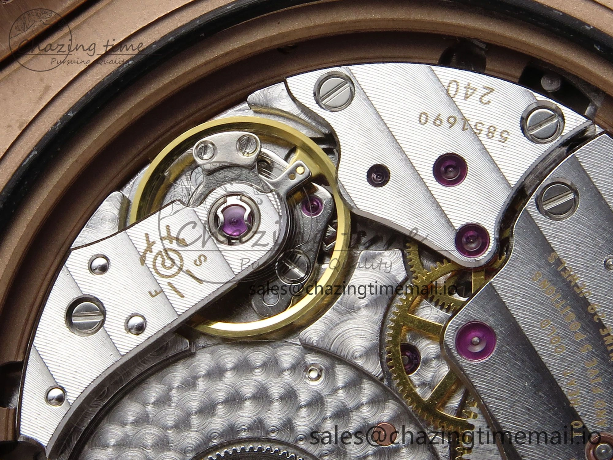 Lightweight Nautilus 5712 RG PPF 1:1 Best Edition Brown Dial on RG Bracelet A240 Super Clone V 8672