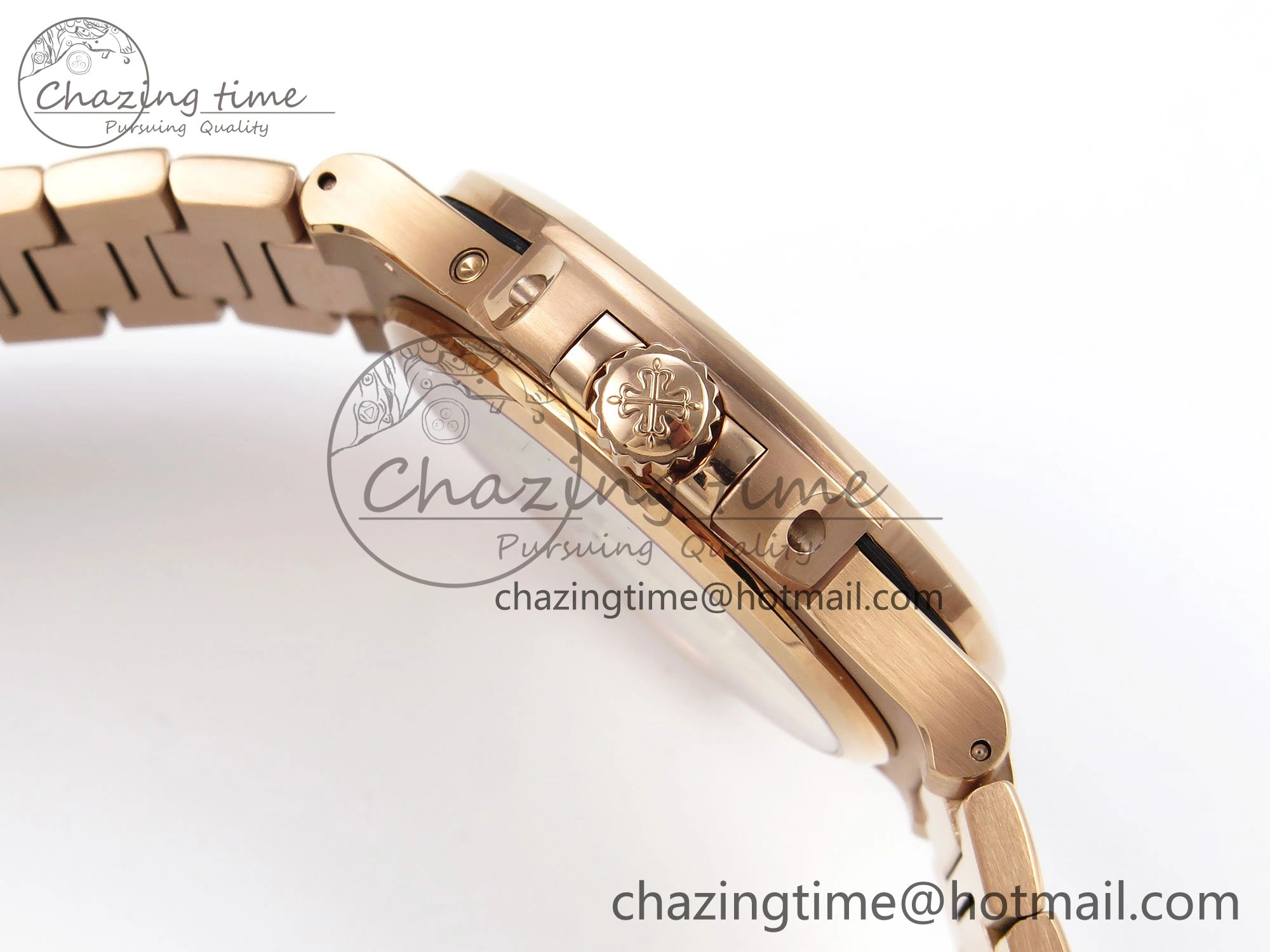 Nautilus 5712 RG PPF 1:1 Best Edition Brown Dial on RG Bracelet A WeatherProof 8762