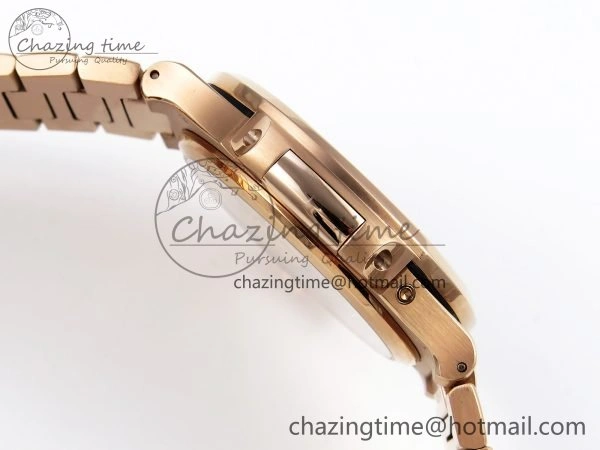 Nautilus 5712 RG PPF 1:1 Best Edition Brown Dial on RG Bracelet A WeatherProof 8762