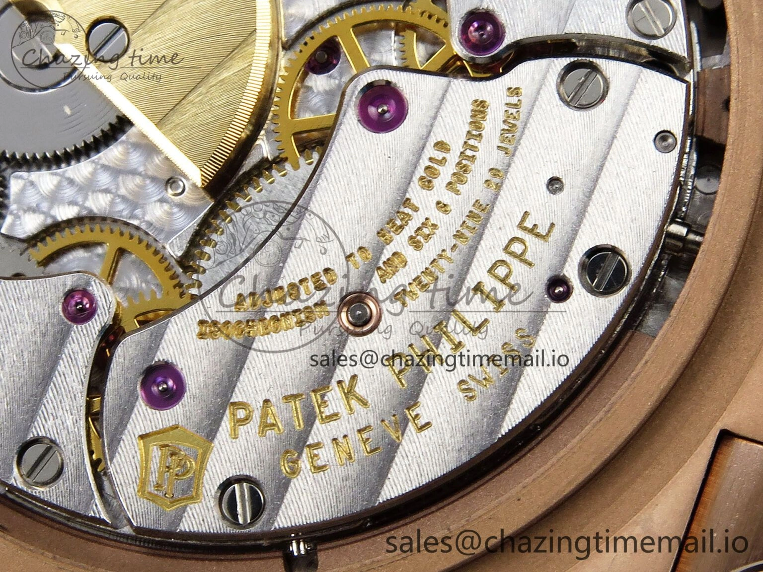 Nautilus 5712 RG PPF 1:1 Best Edition Brown Dial on RG Bracelet PPF240 Super Clone V4+ Practical 8657