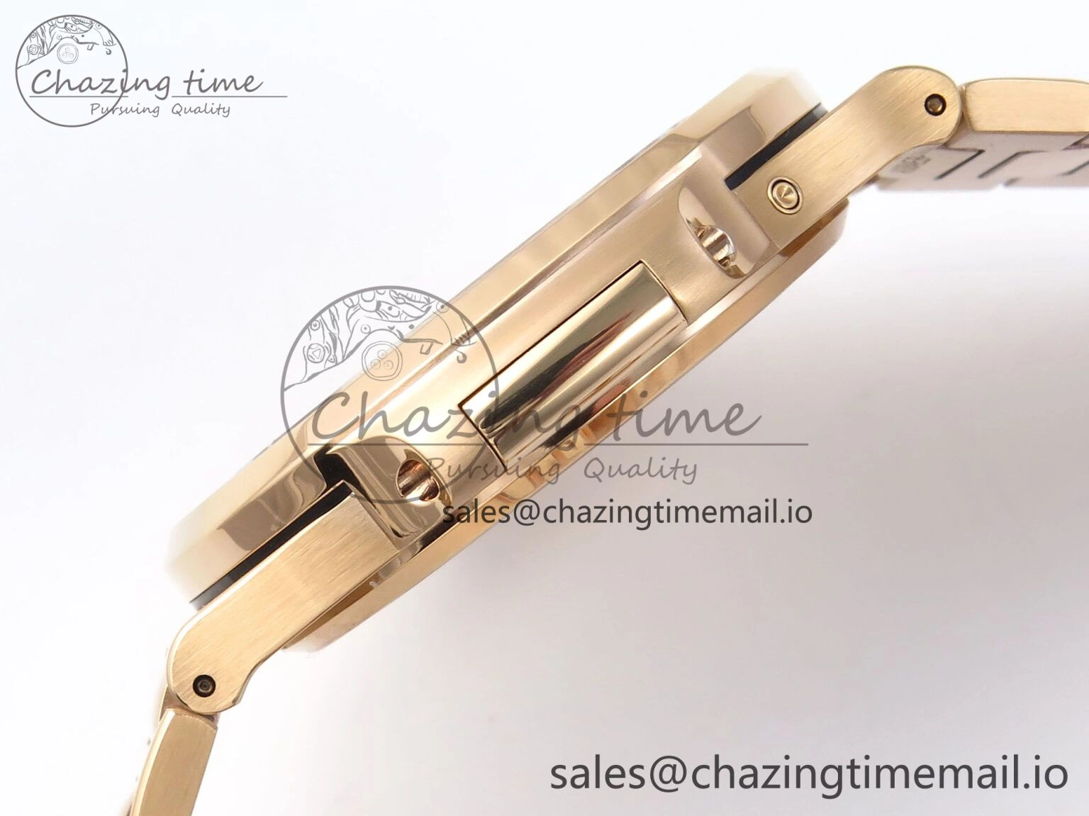 Nautilus 5712 RG PPF 1:1 Best Edition Brown Dial on RG Bracelet PPF240 Super Clone V4+ Practical 8657