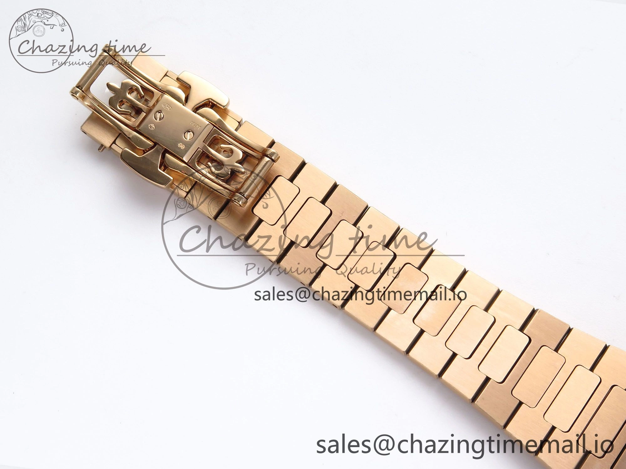 Nautilus 5712 RG PPF 1:1 Best Edition Brown Dial on RG Bracelet PPF240 Super Clone V4+ Practical 8657