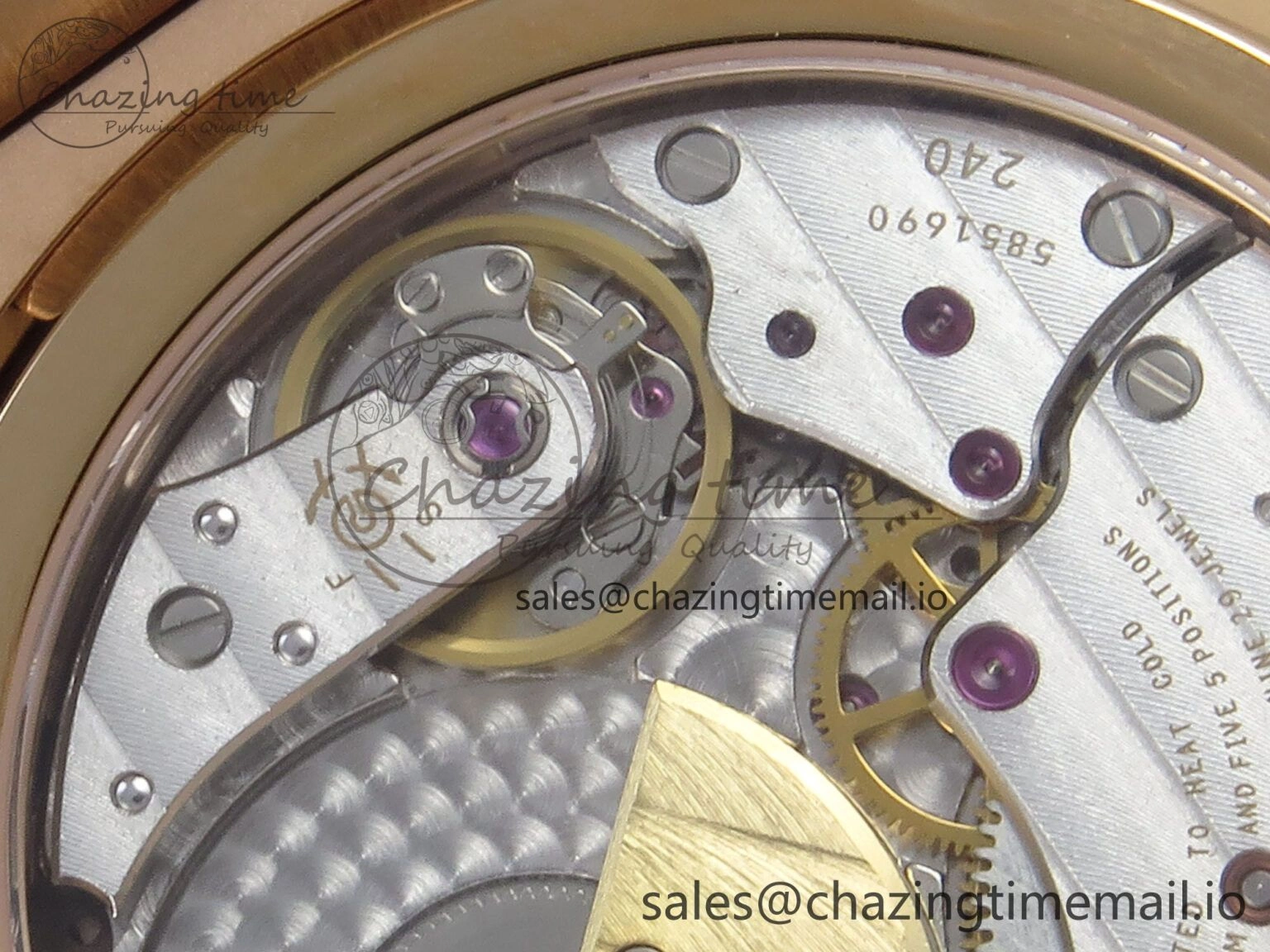 Nautilus 5712 RG PPF 1:1 Best Edition Gray Dial Diamonds Bezel on Brown Leather Strap A240 Super Clone V BestValue 8675