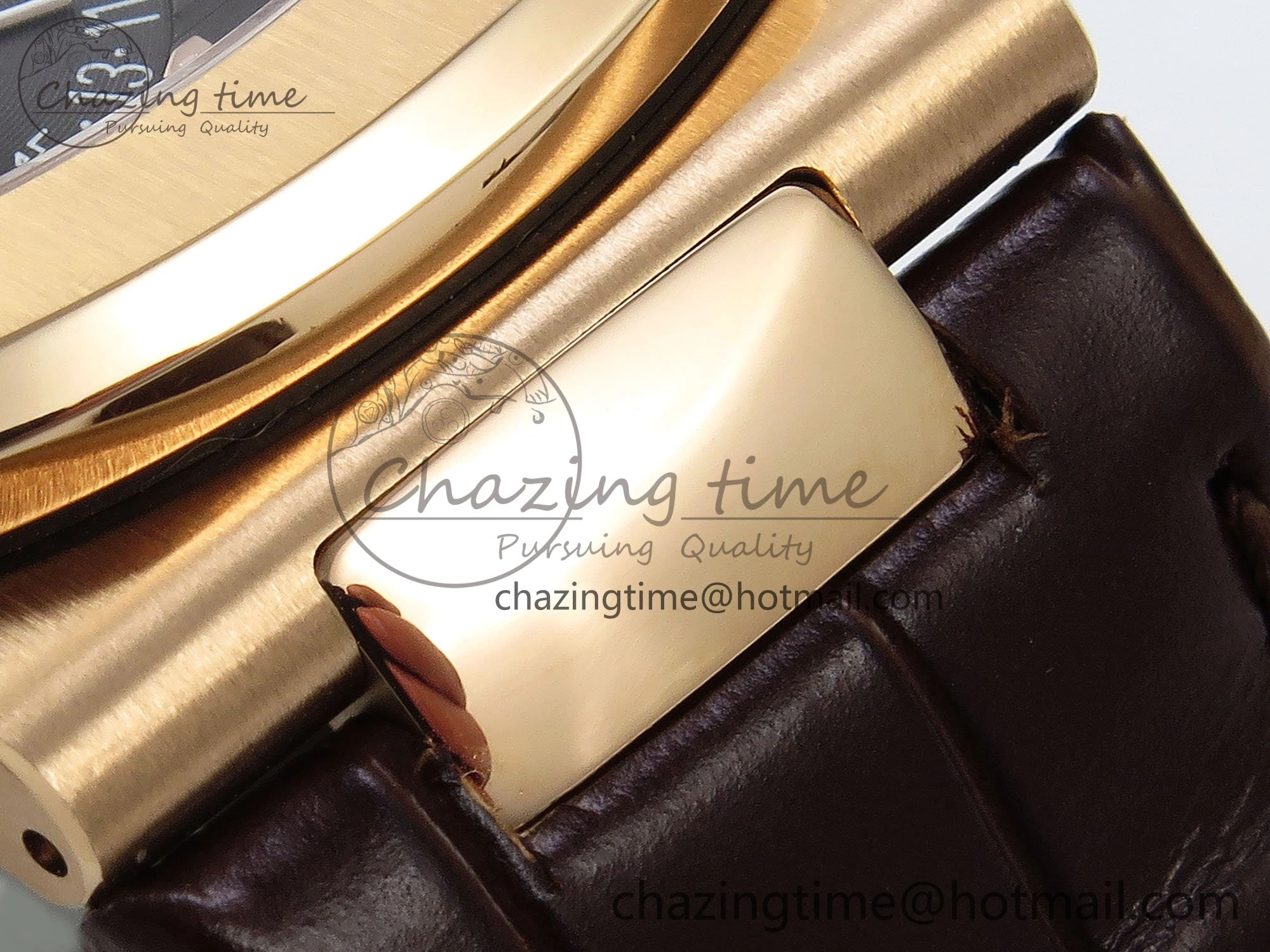 WellDesigned Nautilus 5712 RG PPF 1:1 Best Edition Gray Dial on Brown Leather Strap A240 Super Clone V 8743
