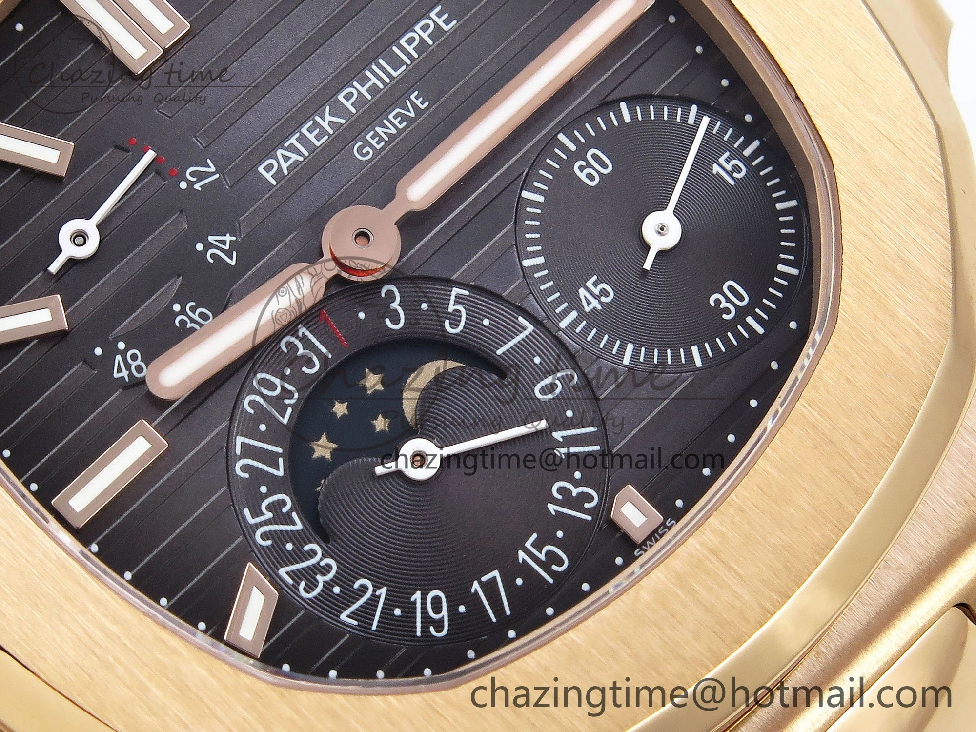 WellDesigned Nautilus 5712 RG PPF 1:1 Best Edition Gray Dial on Brown Leather Strap A240 Super Clone V 8743