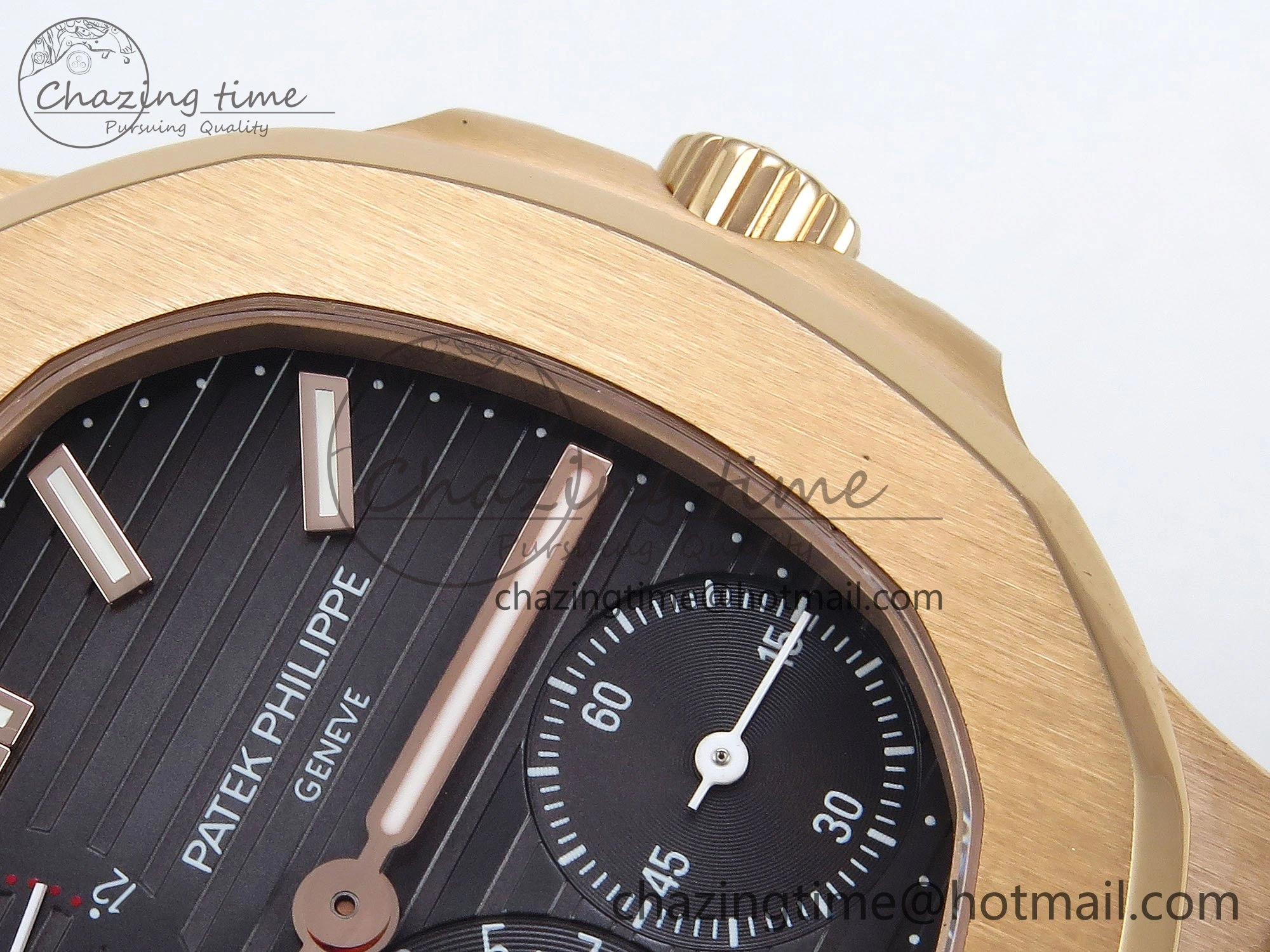 WellDesigned Nautilus 5712 RG PPF 1:1 Best Edition Gray Dial on Brown Leather Strap A240 Super Clone V 8743
