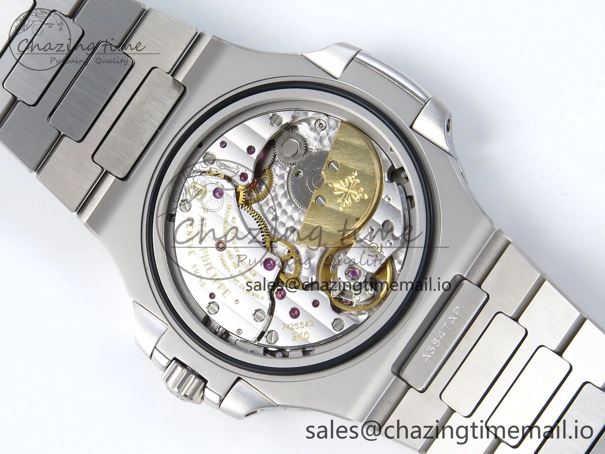 Nautilus 5712 SS OMEF 1:1 Best Edition Blue Dial on SS Bracelet A240 Super Clone Flexible 8677