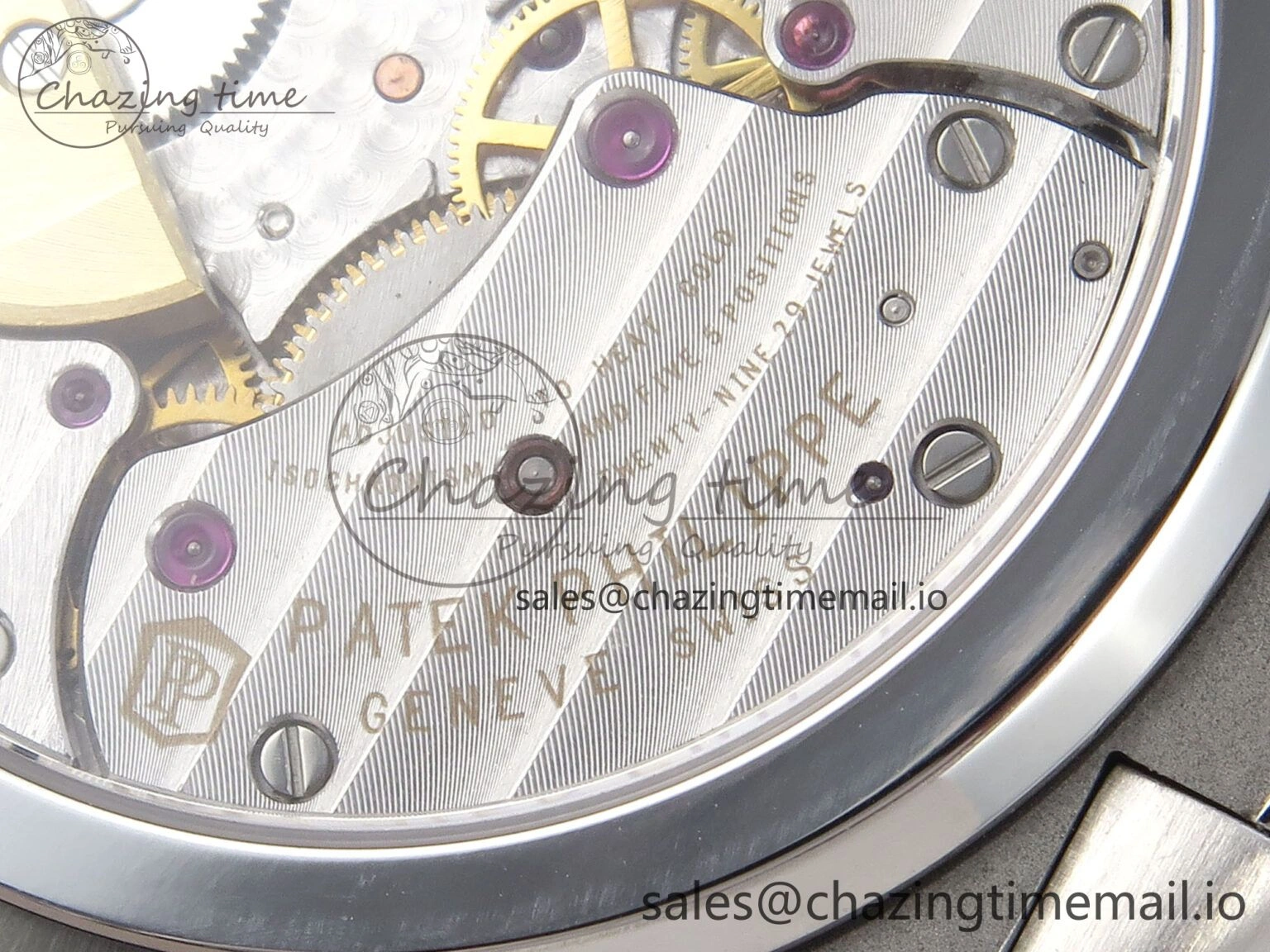 BestValue Nautilus 5712 SS PPF 1:1 Best Edition Blue Dial Diamonds Bezel on Black Leather Strap A240 Super Clone V 8674