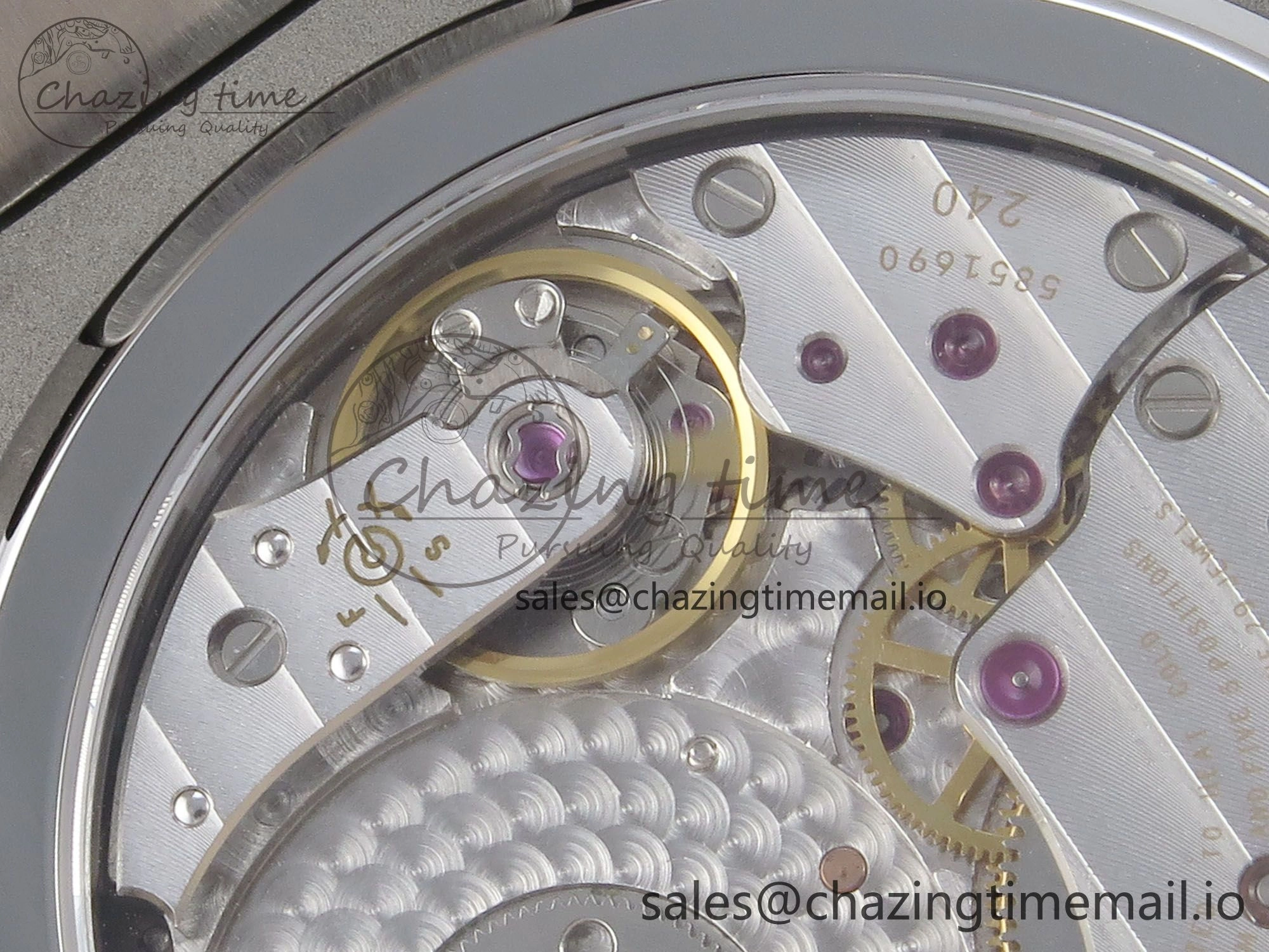 BestValue Nautilus 5712 SS PPF 1:1 Best Edition Blue Dial Diamonds Bezel on Black Leather Strap A240 Super Clone V 8674