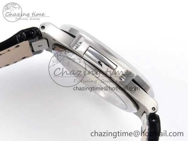 Packable Nautilus 5712 SS PPF 1:1 Best Edition Blue Dial on Black Leather Strap A240 Super Clone V 8742