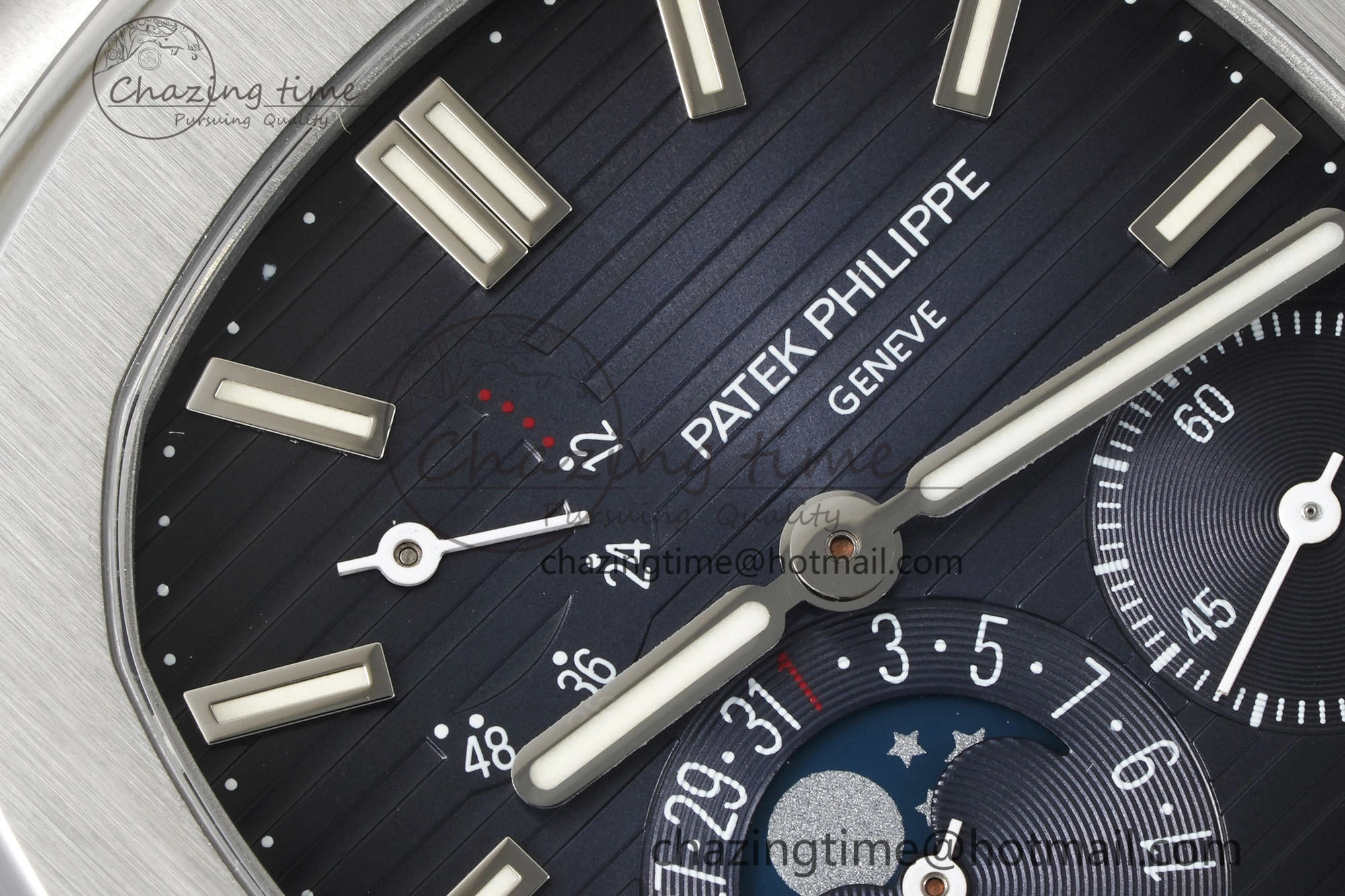 Nautilus 5712 SS PPF 1:1 Best Edition Blue Dial on SS Bracelet A240 Super Clone V Sophisticated 8827