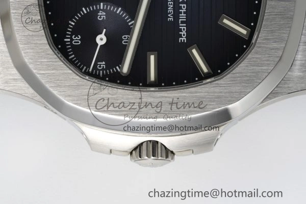 Nautilus 5712 SS PPF 1:1 Best Edition Blue Dial on SS Bracelet A240 Super Clone V Sophisticated 8827