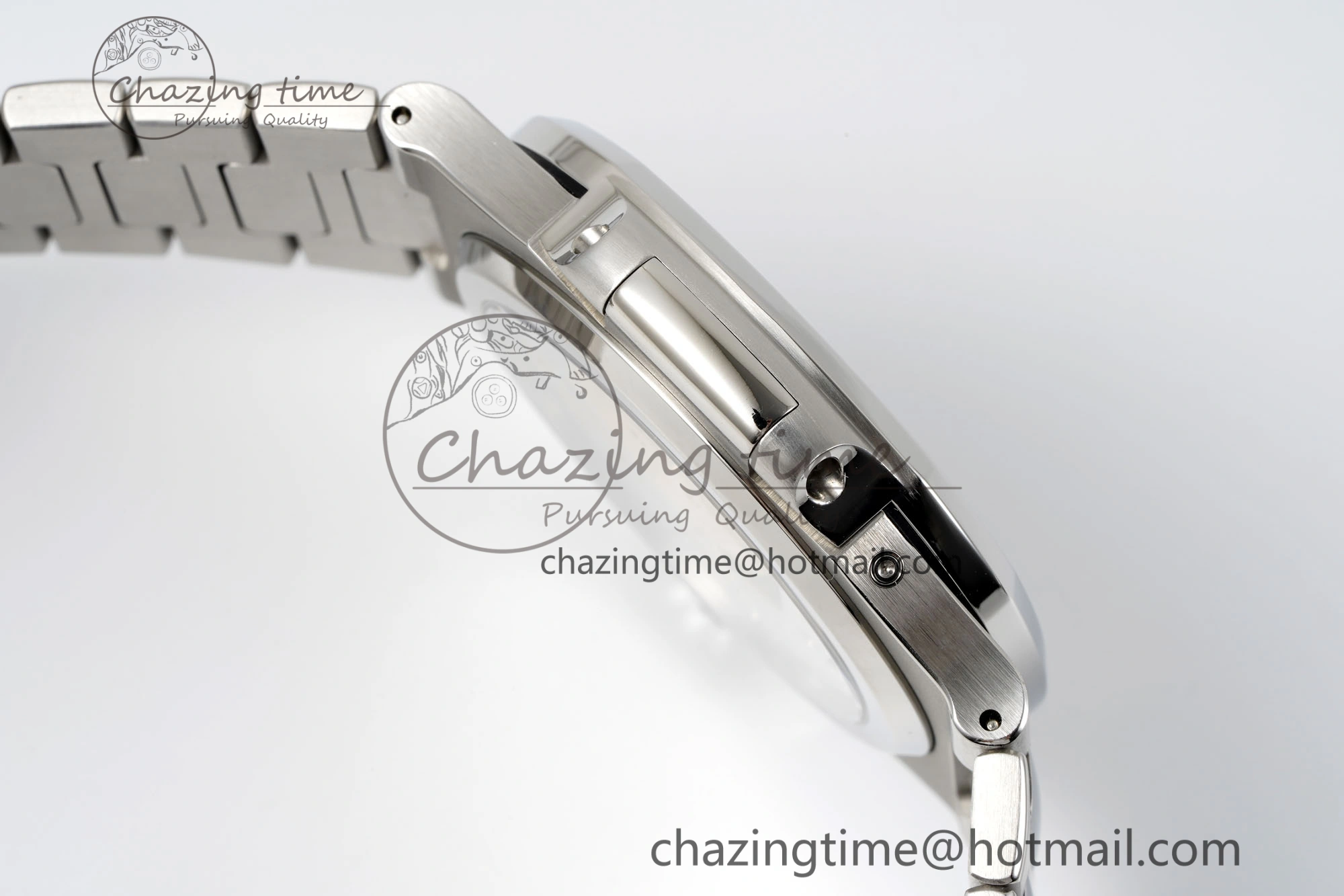 Nautilus 5712 SS PPF 1:1 Best Edition Blue Dial on SS Bracelet A240 Super Clone V Sophisticated 8827