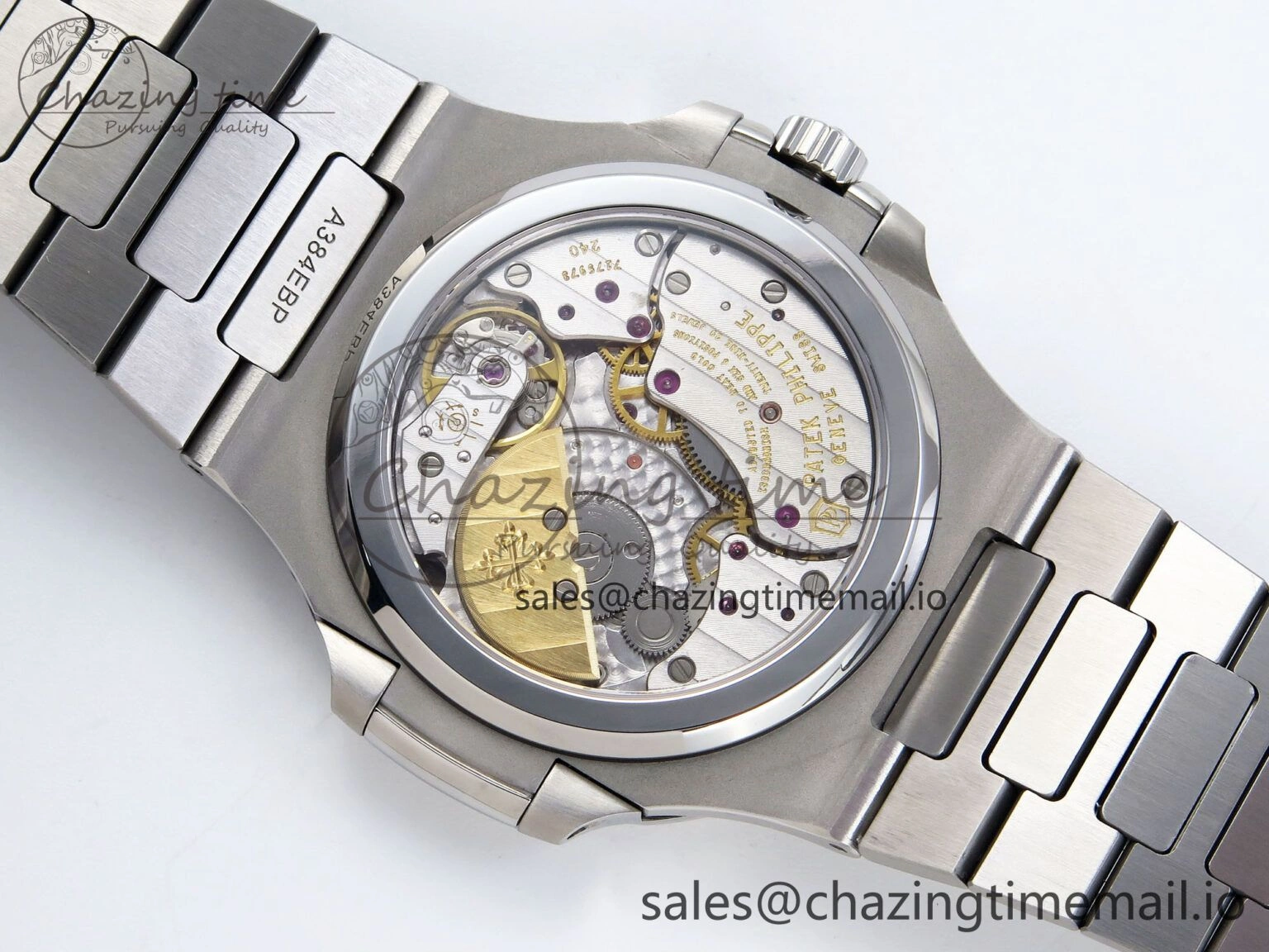 Effortless Nautilus 5712 SS PPF 1:1 Best Edition Blue Dial on SS Bracelet PPF240 Super Clone V4+ 8654
