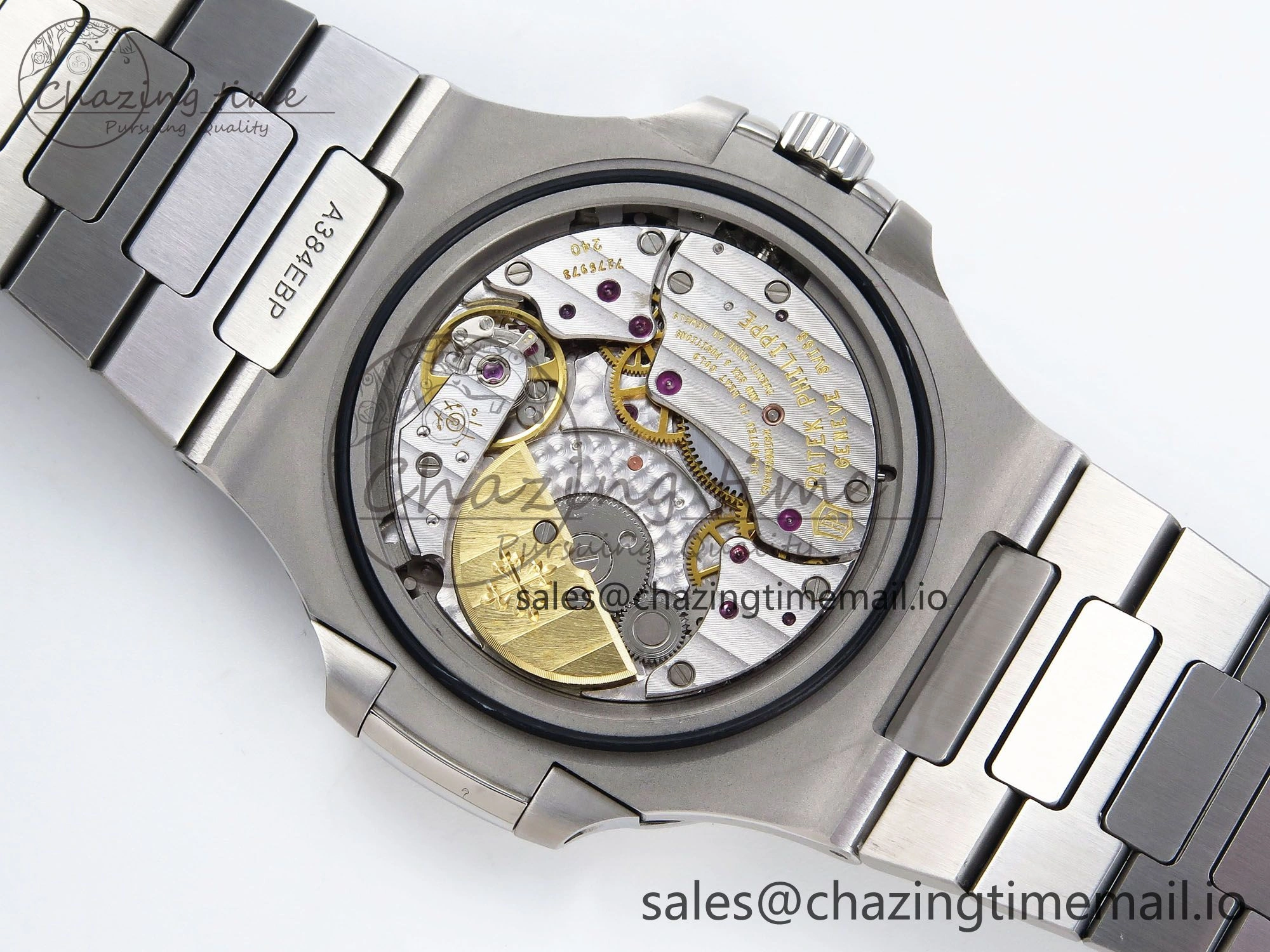 Effortless Nautilus 5712 SS PPF 1:1 Best Edition Blue Dial on SS Bracelet PPF240 Super Clone V4+ 8654