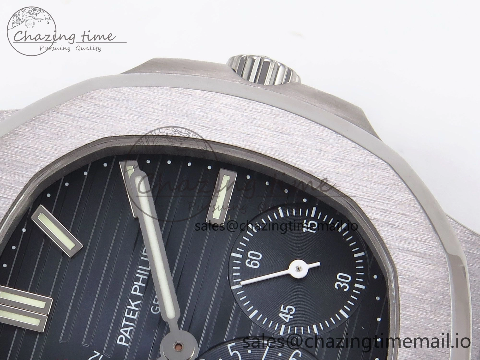 Effortless Nautilus 5712 SS PPF 1:1 Best Edition Blue Dial on SS Bracelet PPF240 Super Clone V4+ 8654