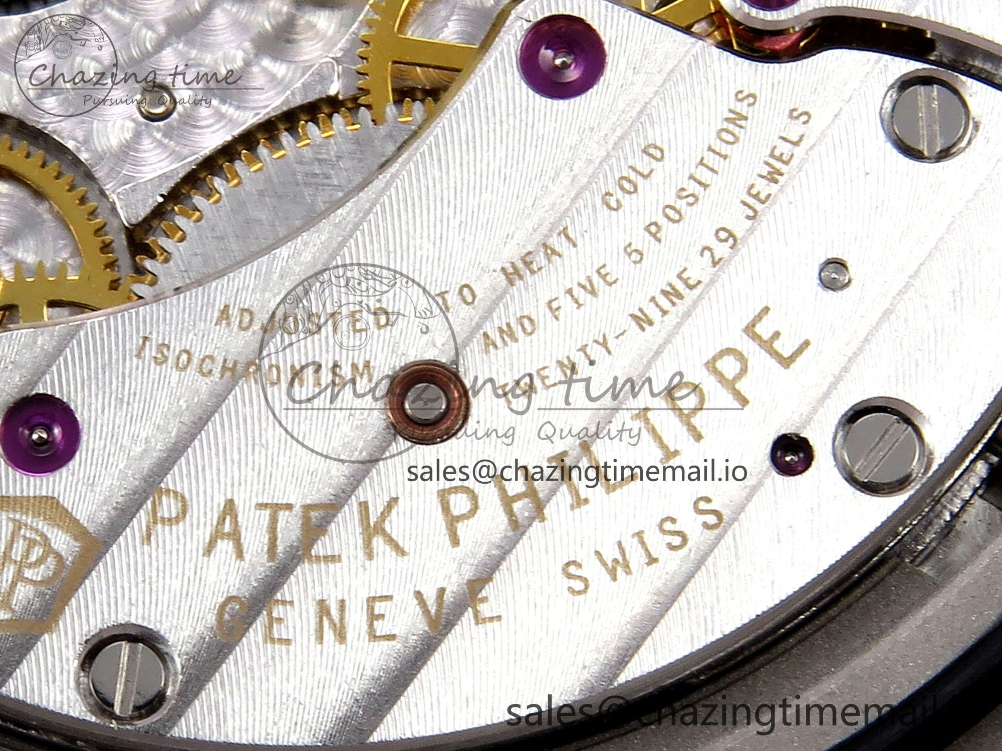 Stylish Nautilus 5712 SS PPF 1:1 Best Edition Gray Dial Diamonds Bezel on Black Leather Strap A240 Super Clone V 8698