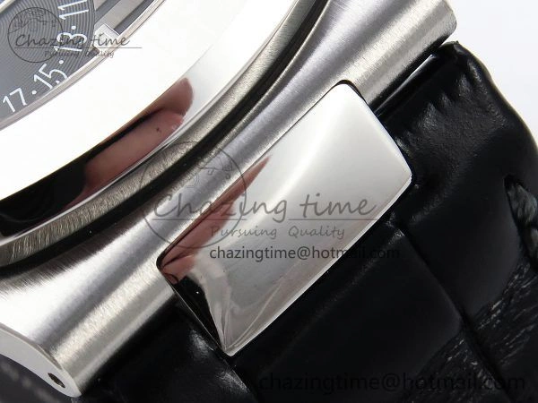 SmartChoice Nautilus 5712 SS PPF 1:1 Best Edition Gray Dial on Black Leather Strap A240 Super Clone V 8722