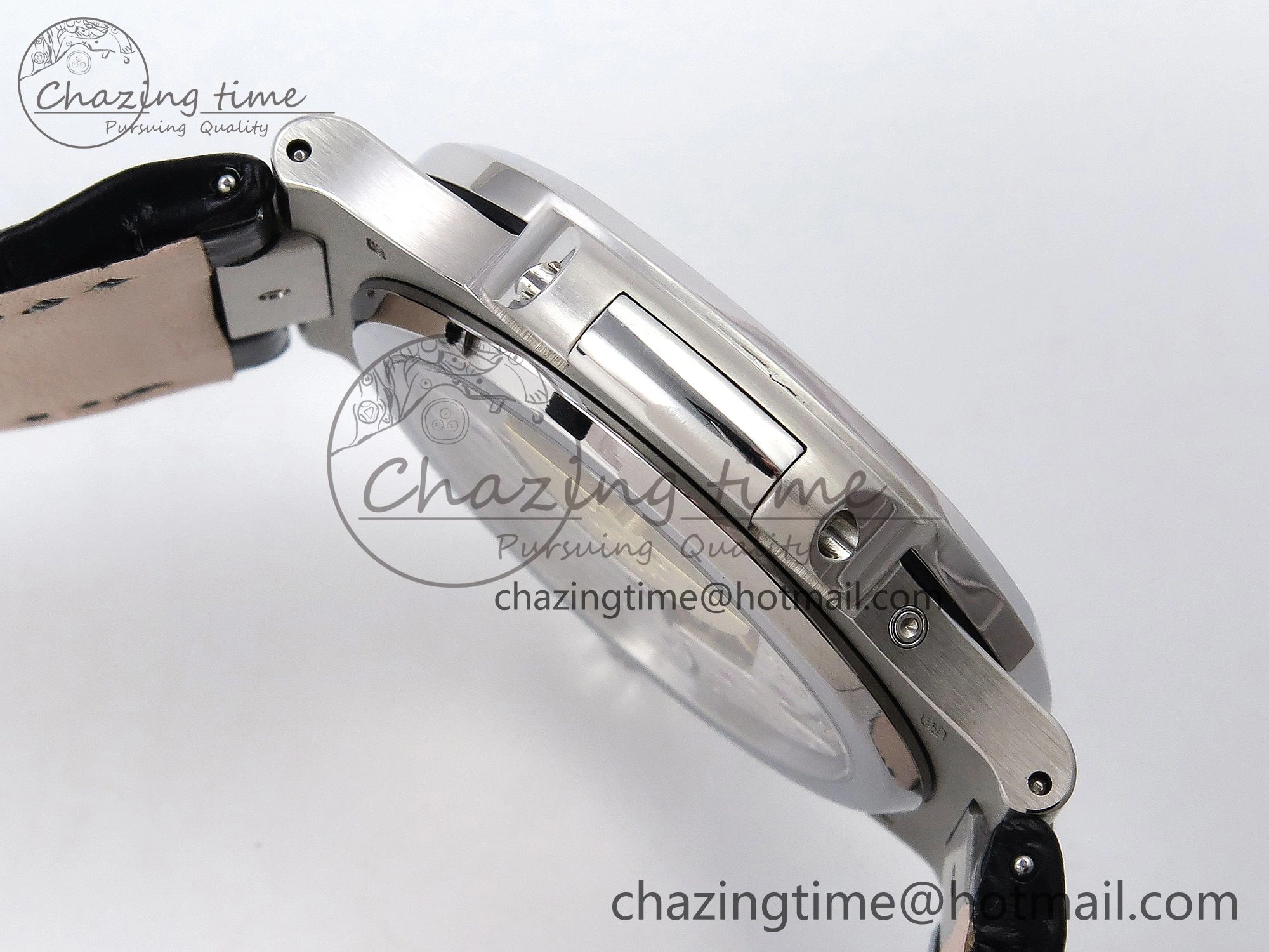SmartChoice Nautilus 5712 SS PPF 1:1 Best Edition Gray Dial on Black Leather Strap A240 Super Clone V 8722