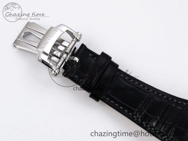 SmartChoice Nautilus 5712 SS PPF 1:1 Best Edition Gray Dial on Black Leather Strap A240 Super Clone V 8722