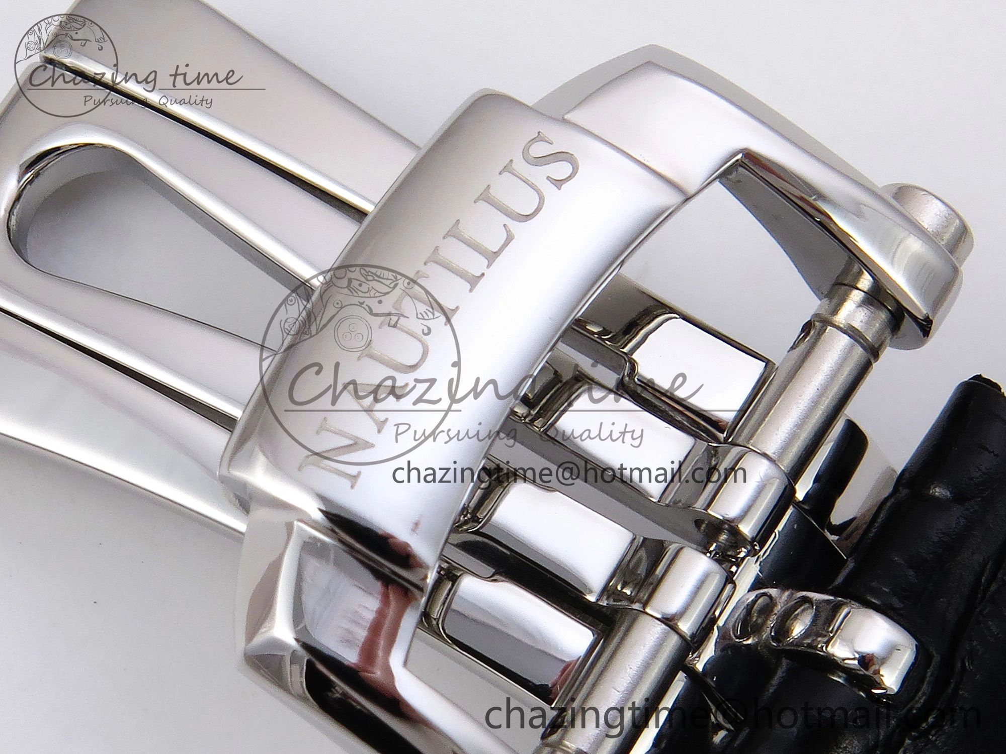 SmartChoice Nautilus 5712 SS PPF 1:1 Best Edition Gray Dial on Black Leather Strap A240 Super Clone V 8722