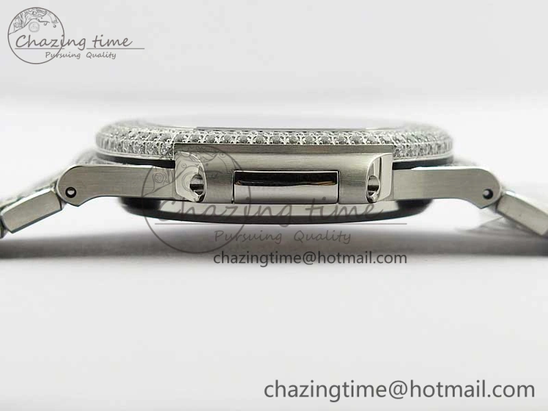 MoistureWicking Nautilus 5719 1G PPF 1:1 Best Edition Full Diamonds Dial and Bracelet 324CS (Free box) 8953