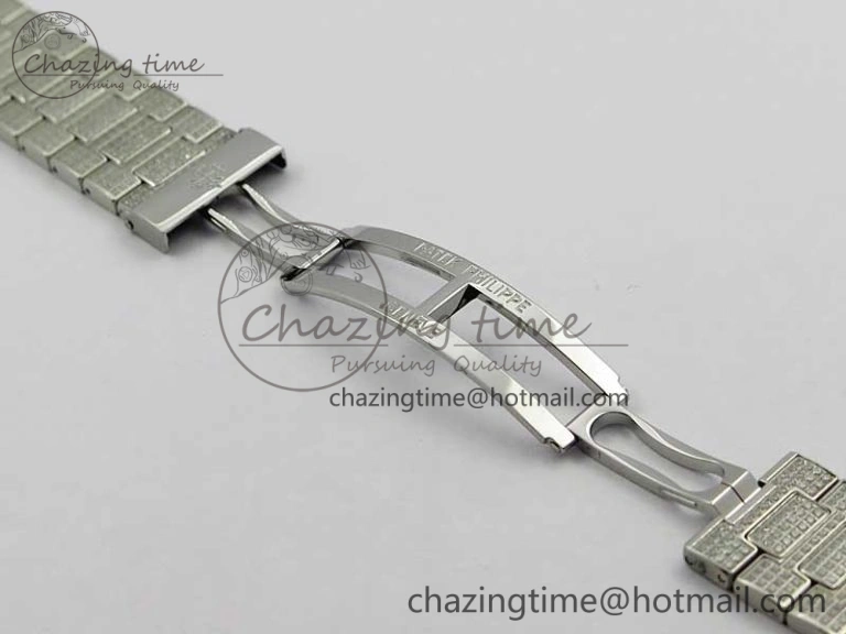 MoistureWicking Nautilus 5719 1G PPF 1:1 Best Edition Full Diamonds Dial and Bracelet 324CS (Free box) 8953