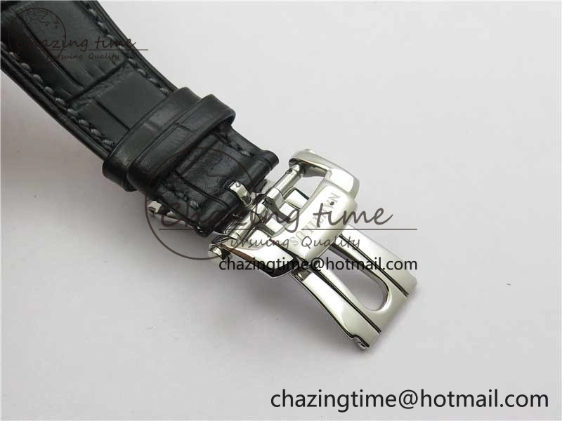 Nautilus 5726 Complicated SS GRF 1:1 Best Edition Black Textured Dial on Black Leather Strap A324 V Minimalist 8868
