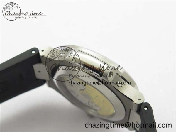 Elegant Nautilus 5726 Complicated SS GRF 1:1 Best Edition Black Textured Dial on Black Rubber Strap A324 V 8870