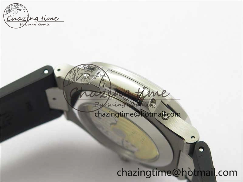 Elegant Nautilus 5726 Complicated SS GRF 1:1 Best Edition Black Textured Dial on Black Rubber Strap A324 V 8870