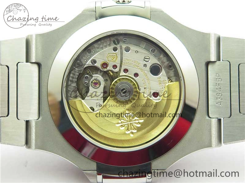 Nautilus 5726 Complicated SS GRF 1:1 Best Edition Black Textured Dial on SS Bracelet A324 V Upgraded 8872