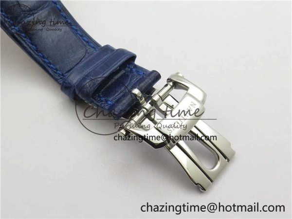 Upgraded Nautilus 5726 Complicated SS GRF 1:1 Best Edition Blue Textured Dial on Blue Leather Strap A324 V 8866