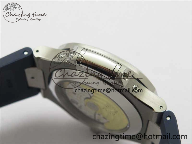 Nautilus 5726 Complicated SS GRF 1:1 Best Edition Blue Textured Dial on Blue Rubber Strap A324 V Affordable 8869
