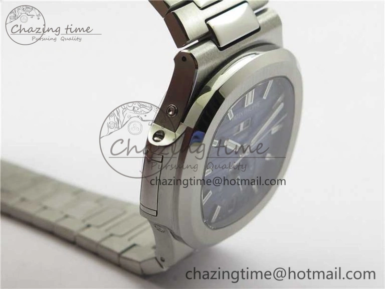 Nautilus 5726 Complicated SS GRF 1:1 Best Edition Blue Textured Dial on SS Bracelet A324 V DailyWear 8873