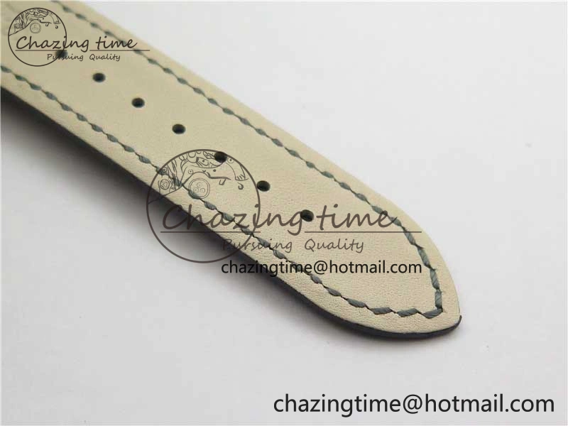 Nautilus 5726 Complicated SS GRF 1:1 Best Edition White Textured Dial on Black Leather Strap A324 V HighQuality 8867