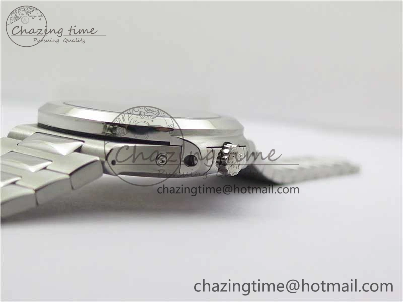 Nautilus 5726 Complicated SS GRF 1:1 Best Edition White Textured Dial on SS Bracelet A324 V Breathable 8875