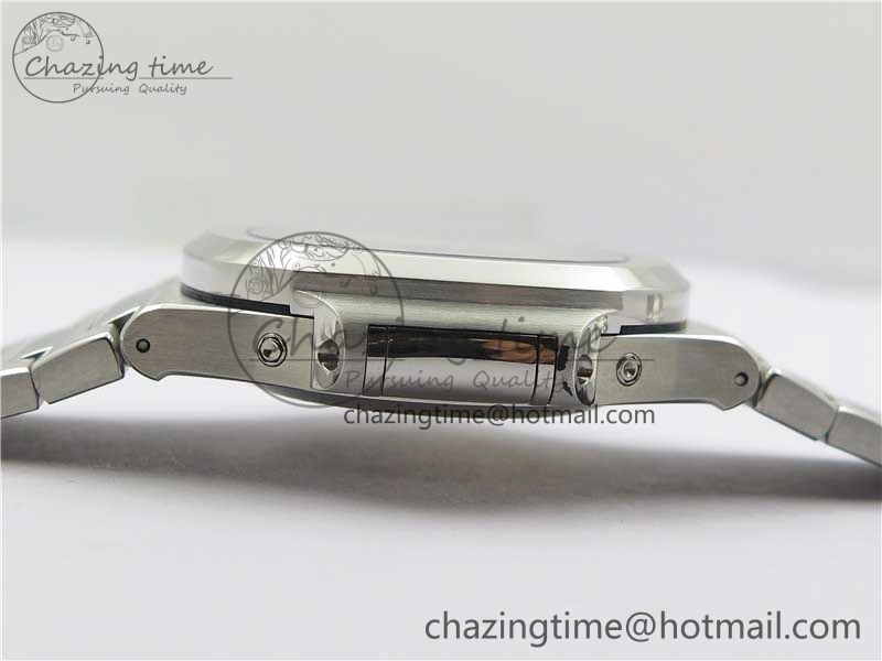 Nautilus 5726 Complicated SS GRF 1:1 Best Edition White Textured Dial on SS Bracelet A324 V Breathable 8875