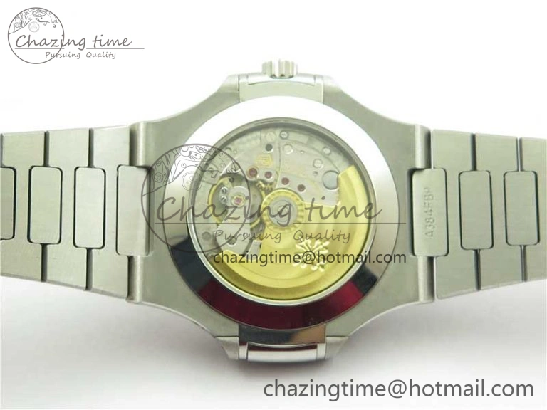 Nautilus 5726 Complicated SS GRF 1:1 Best Edition White Textured Dial on SS Bracelet A324 V Breathable 8875