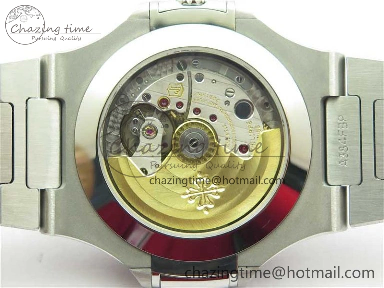 Nautilus 5726 Complicated SS GRF 1:1 Best Edition White Textured Dial on SS Bracelet A324 V Breathable 8875