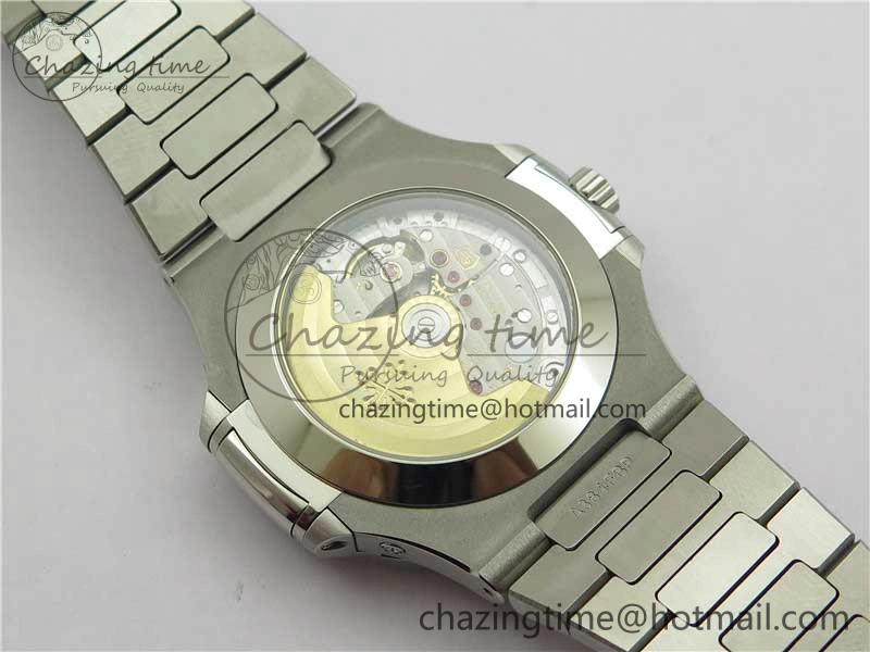 Nautilus 5726 Complicated SS GRF 1:1 Best Edition White Textured Dial on SS Bracelet A324 V Breathable 8875