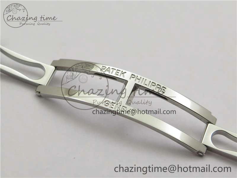 Nautilus 5726 Complicated SS GRF 1:1 Best Edition White Textured Dial on SS Bracelet A324 V Breathable 8875