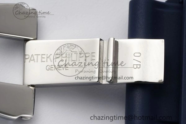 WrinkleFree Nautilus 5726 Complicated SS PPF 1:1 Best Edition Blue Textured Dial on Blue Rubber Strap A 8799