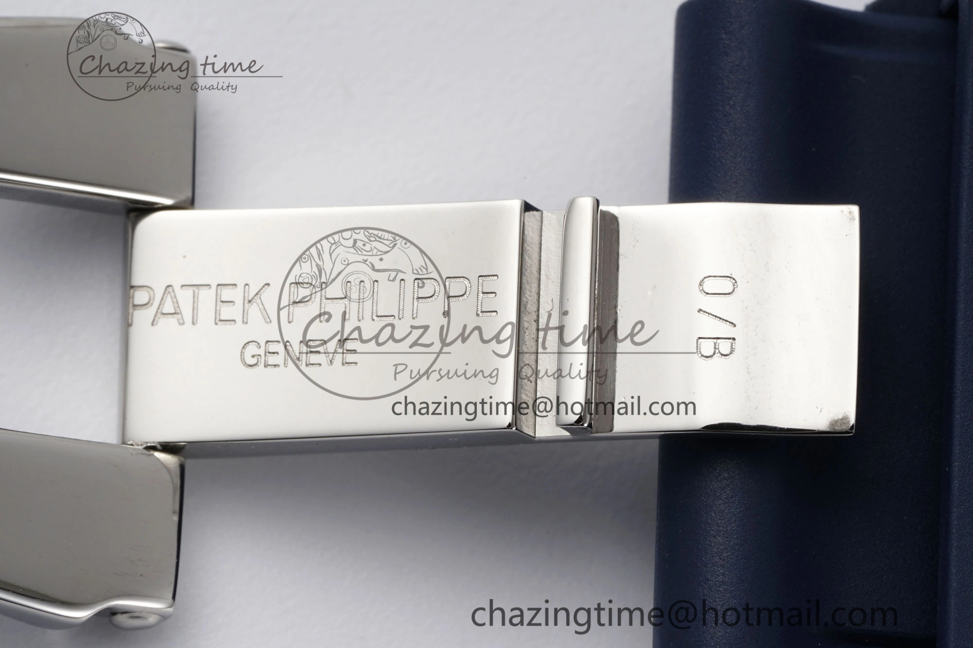 WrinkleFree Nautilus 5726 Complicated SS PPF 1:1 Best Edition Blue Textured Dial on Blue Rubber Strap A 8799