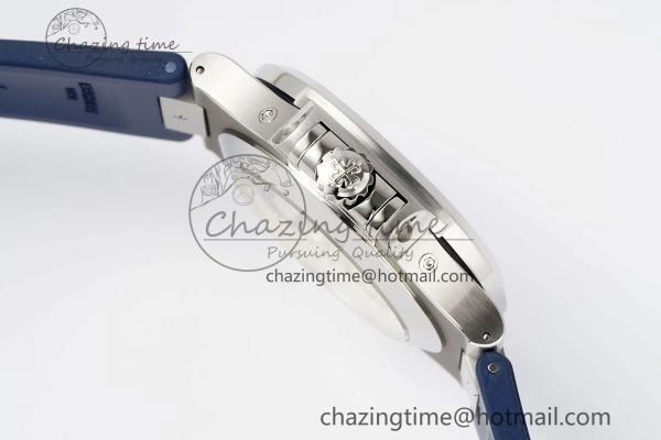 WrinkleFree Nautilus 5726 Complicated SS PPF 1:1 Best Edition Blue Textured Dial on Blue Rubber Strap A 8799