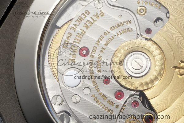 WrinkleFree Nautilus 5726 Complicated SS PPF 1:1 Best Edition Blue Textured Dial on Blue Rubber Strap A 8799