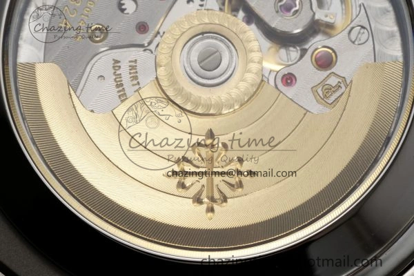 Affordable Nautilus 5726 Complicated SS PPF 1:1 Best Edition White Textured Dial on Black Rubber Strap A 8800