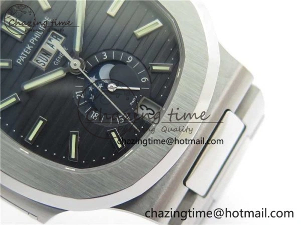 Contemporary Nautilus 5726 Full Function SS PPF 1:1 Best Edition Blue Dial on SS Bracelet A 8852