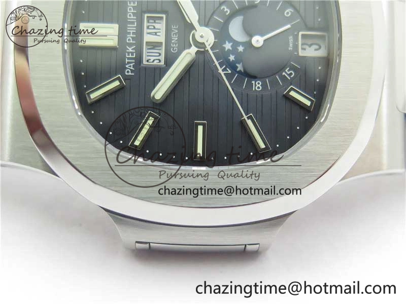Contemporary Nautilus 5726 Full Function SS PPF 1:1 Best Edition Blue Dial on SS Bracelet A 8852