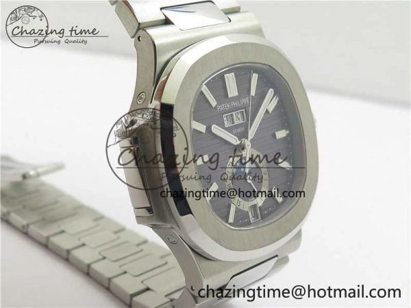 Nautilus 5726 Full Function SS PPF 1:1 Best Edition Gray Dial on SS Bracelet A ZeroBulk 8851