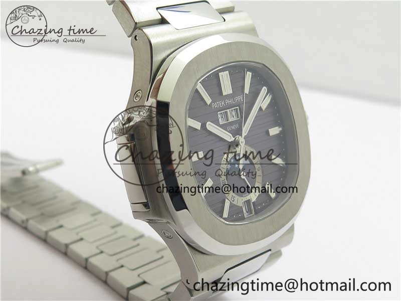 Nautilus 5726 Full Function SS PPF 1:1 Best Edition Gray Dial on SS Bracelet A ZeroBulk 8851